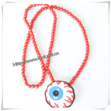 Wood Pendants Round Mixed Color Eye Pattern, Hottest (IO-wn006)